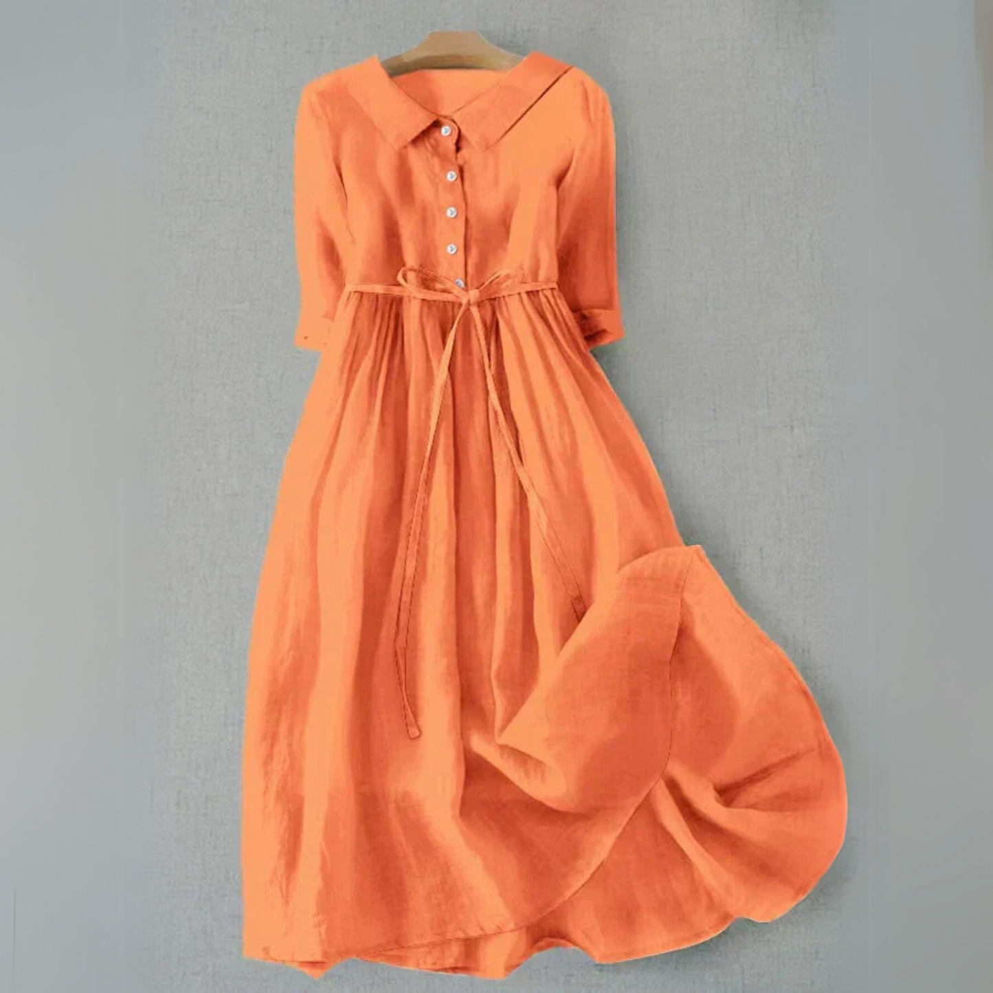 Aurelia Tie-Waist Maxi Dress