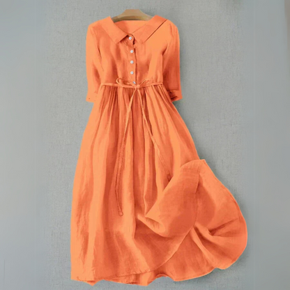 Aurelia Tie-Waist Maxi Dress