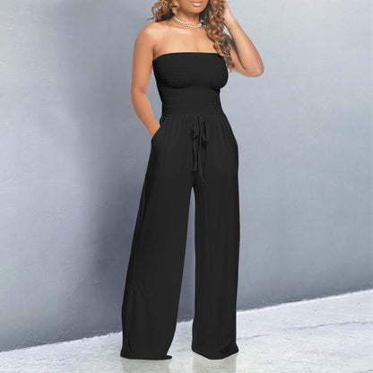 Solana Off-Shoulder Wide-Leg Jumpsuit