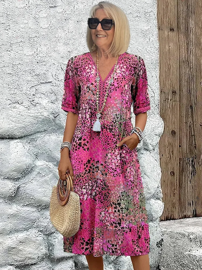 Sorella Floral Paisley Midi Dress