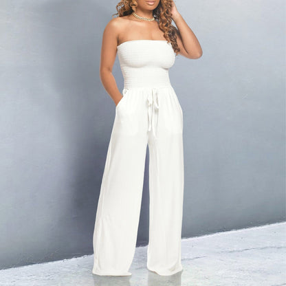 Solana Off-Shoulder Wide-Leg Jumpsuit