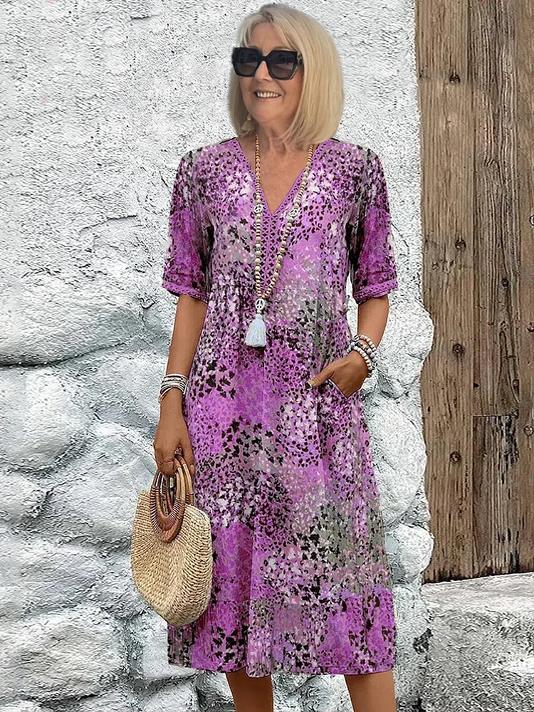 Sorella Floral Paisley Midi Dress