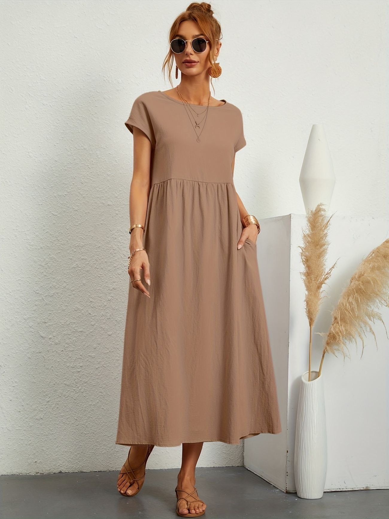 Avalina Smocked Maxi Dress
