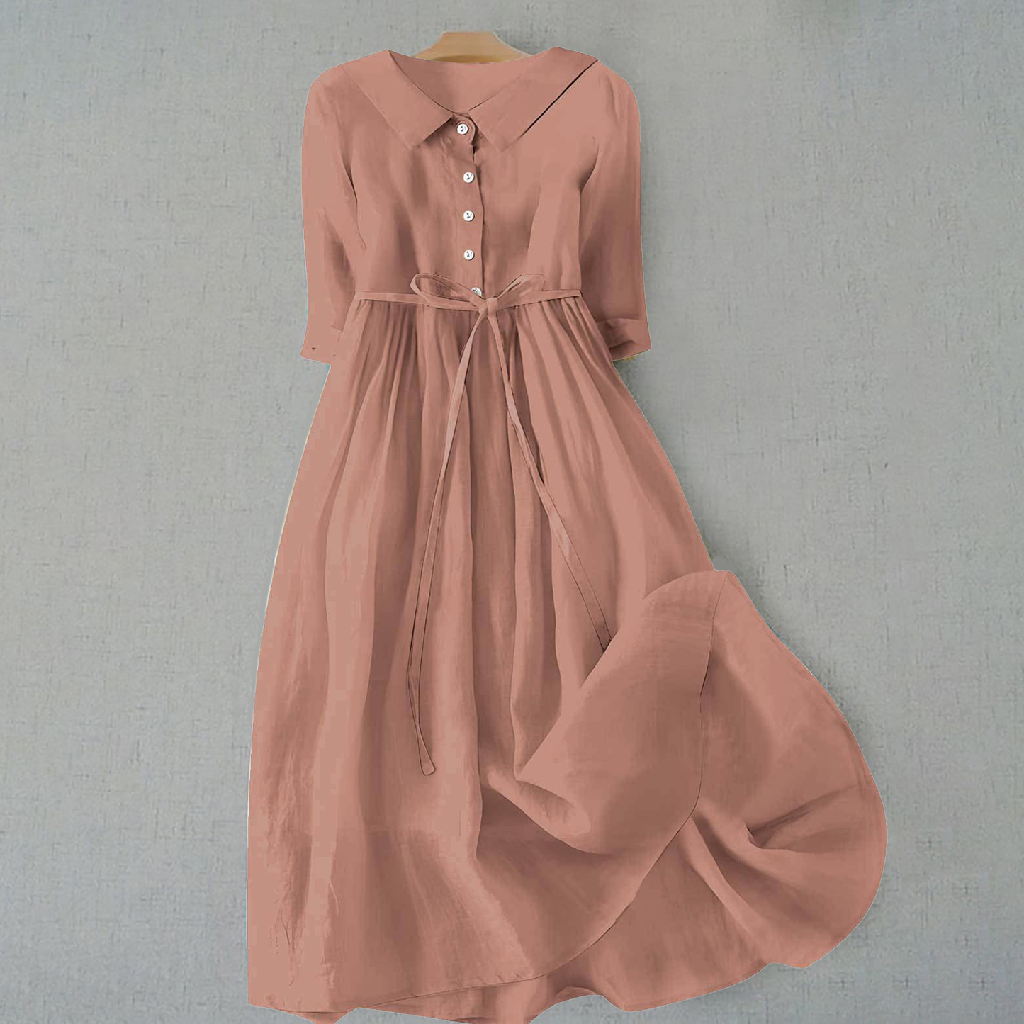 Aurelia Tie-Waist Maxi Dress
