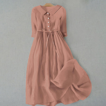Aurelia Tie-Waist Maxi Dress