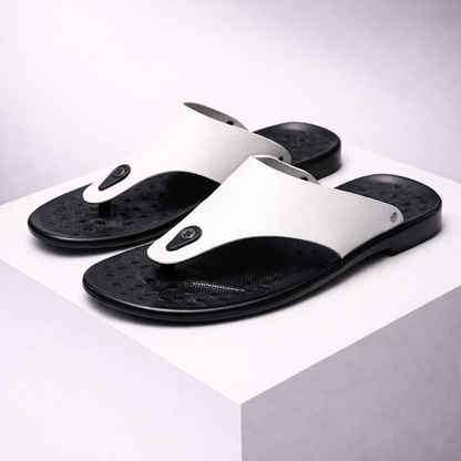 Rivella Leather Cushioned Sandals