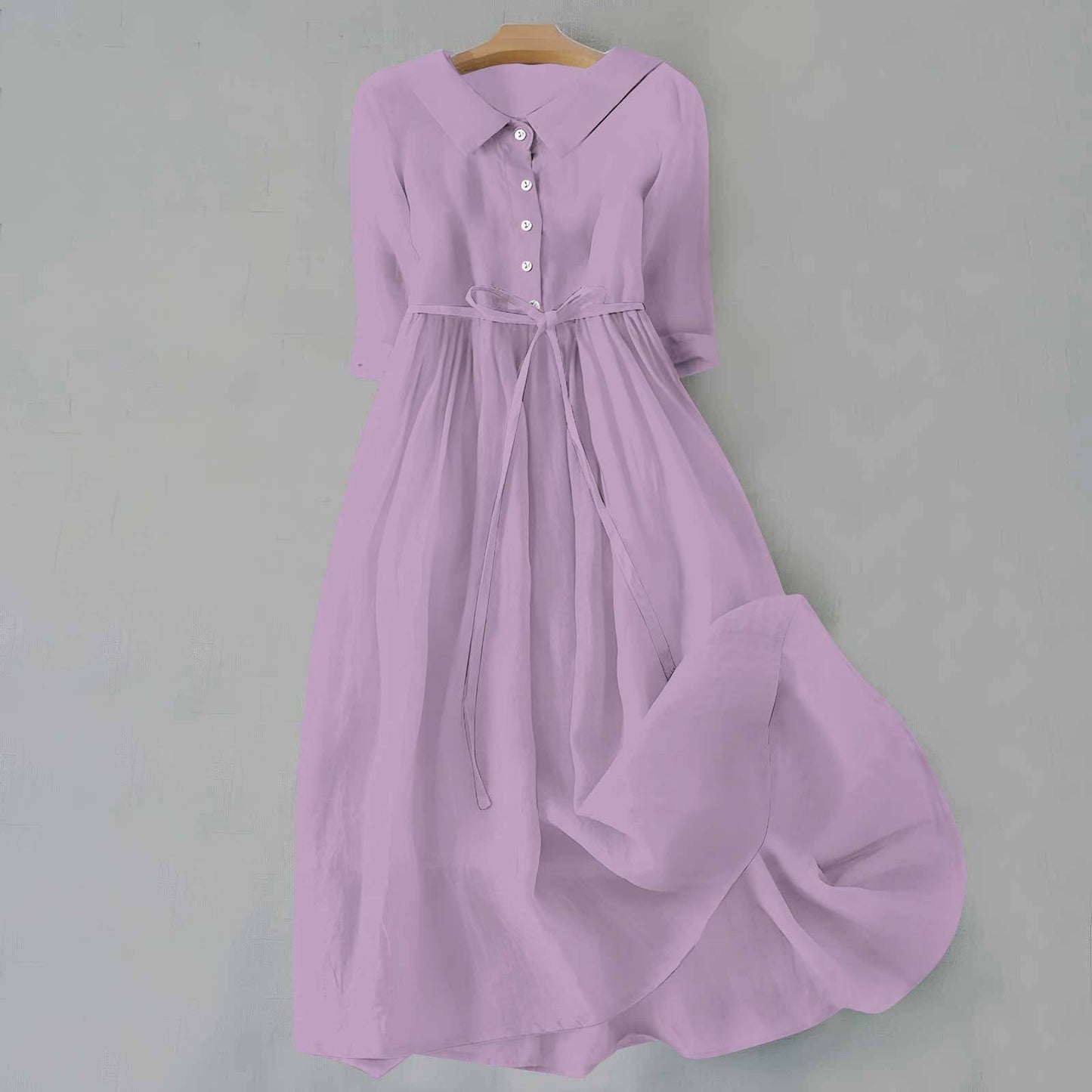 Aurelia Tie-Waist Maxi Dress