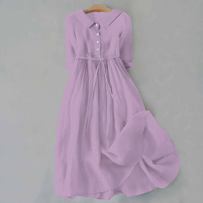 Aurelia Tie-Waist Maxi Dress