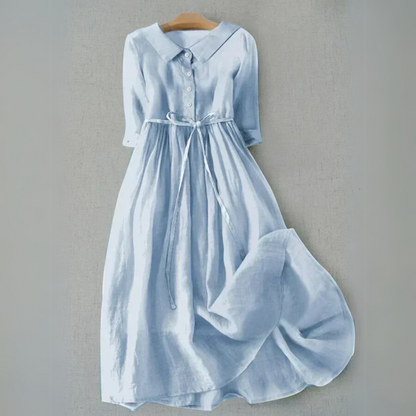 Aurelia Tie-Waist Maxi Dress