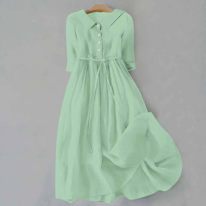 Aurelia Tie-Waist Maxi Dress