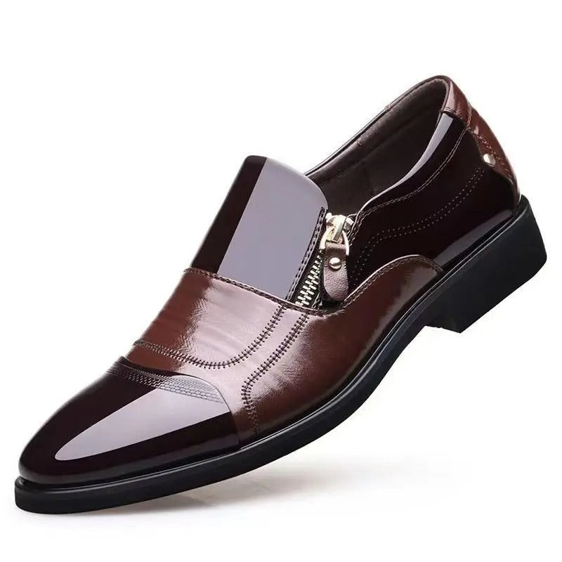 Montari Leather Orthopedic Side-Zip Shoes