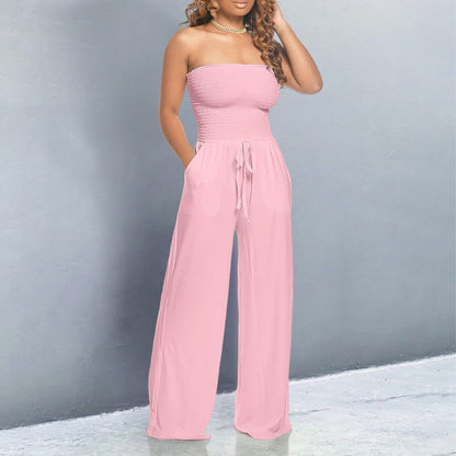 Solana Off-Shoulder Wide-Leg Jumpsuit