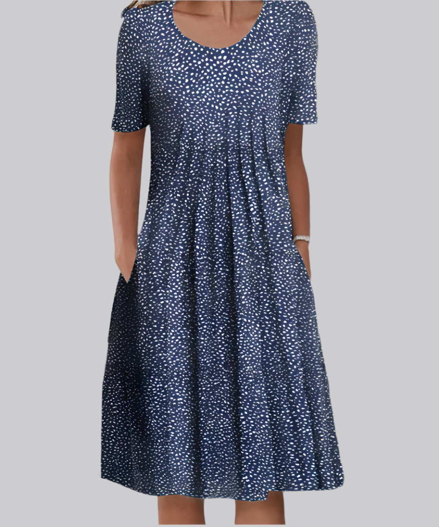 Isabeau Floral A-Line Midi Dress