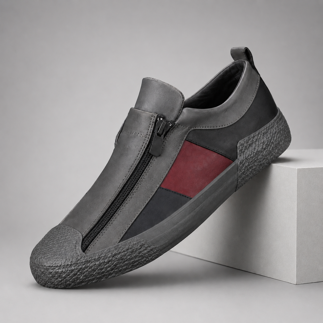 Men's Leather Orthopedic Slip-On Sneakers