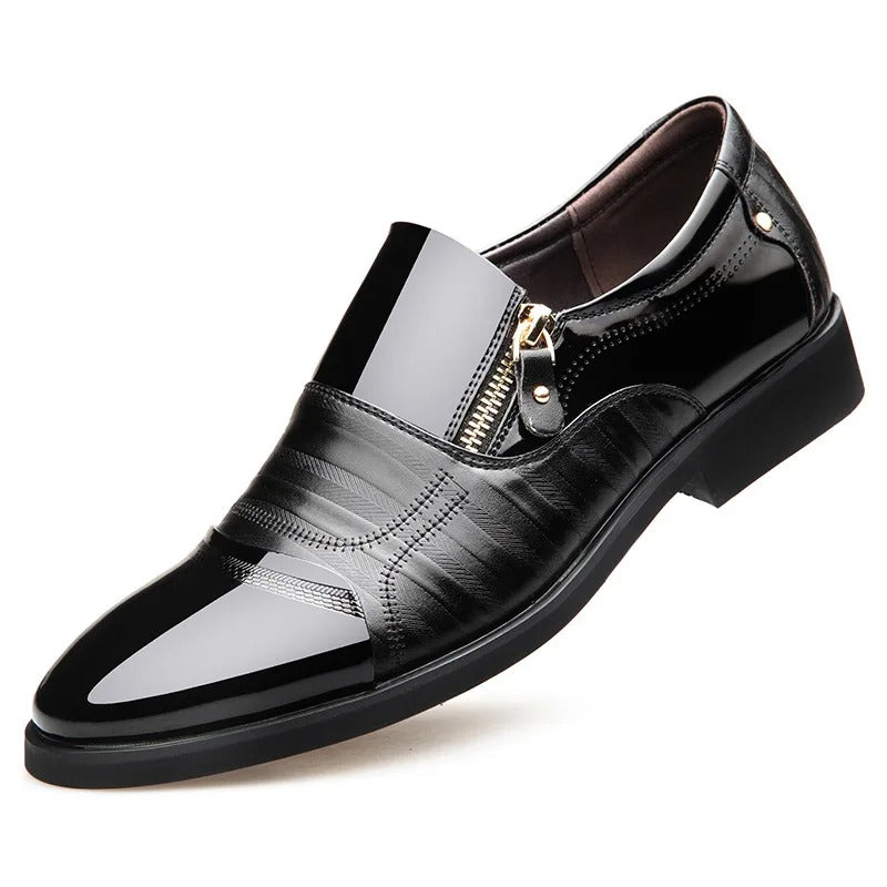 Montari Leather Orthopedic Side-Zip Shoes