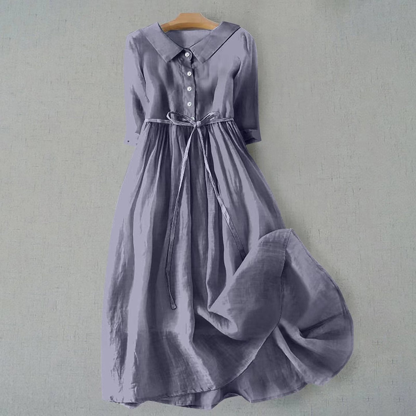 Aurelia Tie-Waist Maxi Dress
