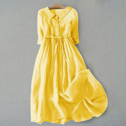 Aurelia Tie-Waist Maxi Dress