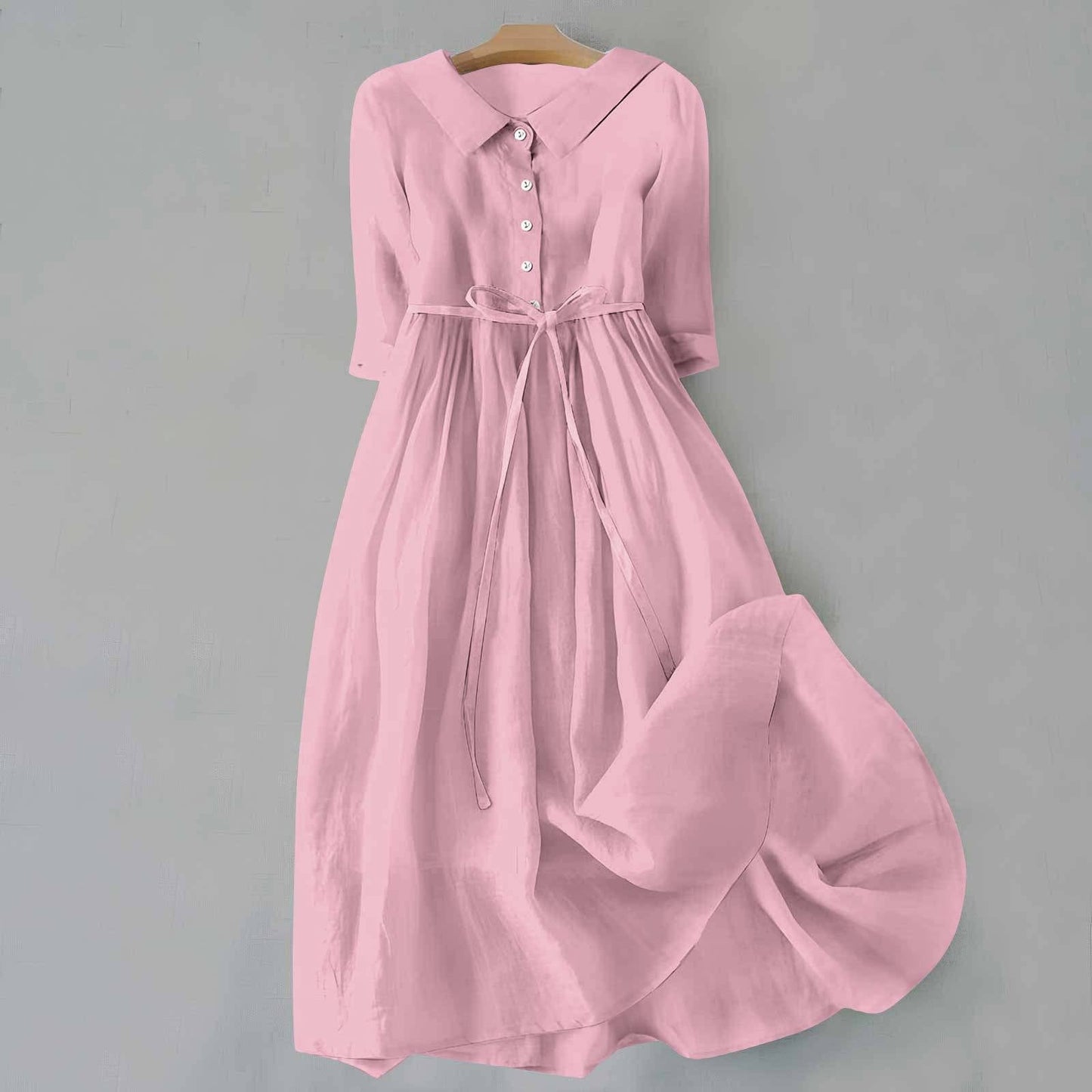 Aurelia Tie-Waist Maxi Dress
