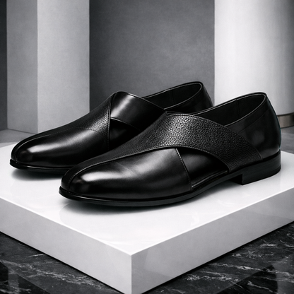 Montaro Leather Slip-On Orthopedic Loafers