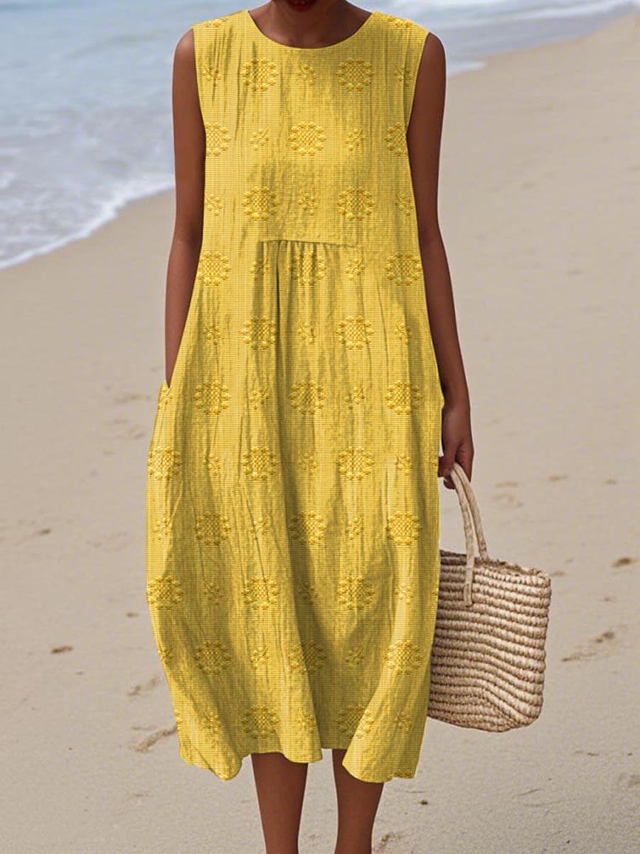 Sleeveless Midi Dress