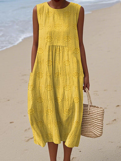 Sleeveless Midi Dress