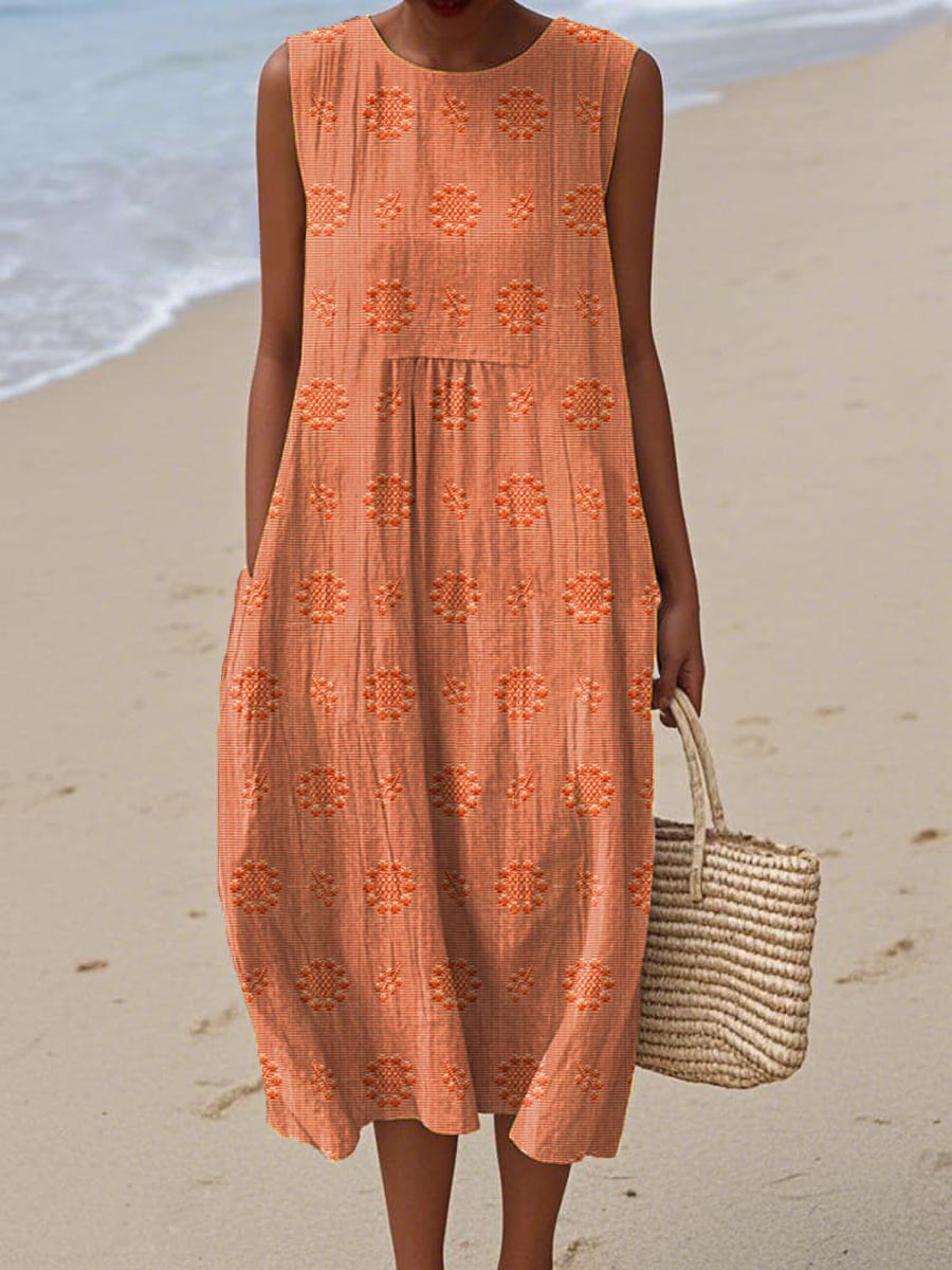 Sleeveless Midi Dress