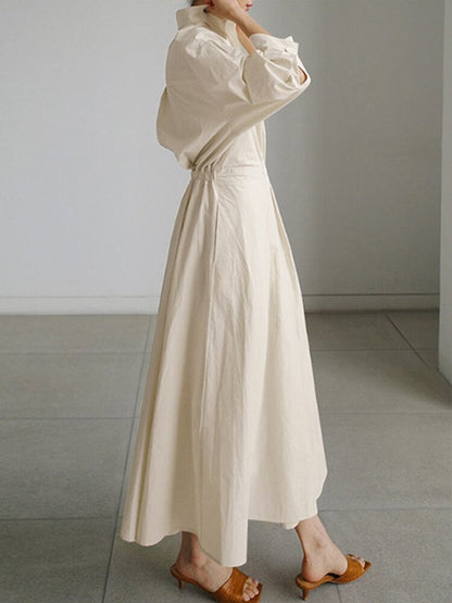 Elysia Shawl Collar Maxi Dress
