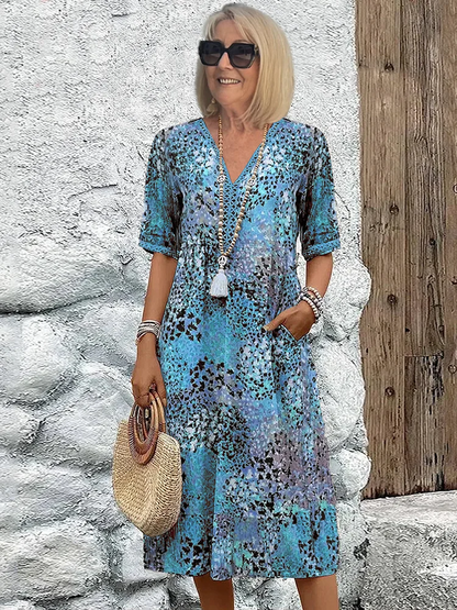 Sorella Floral Paisley Midi Dress