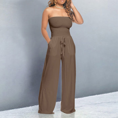 Solana Off-Shoulder Wide-Leg Jumpsuit