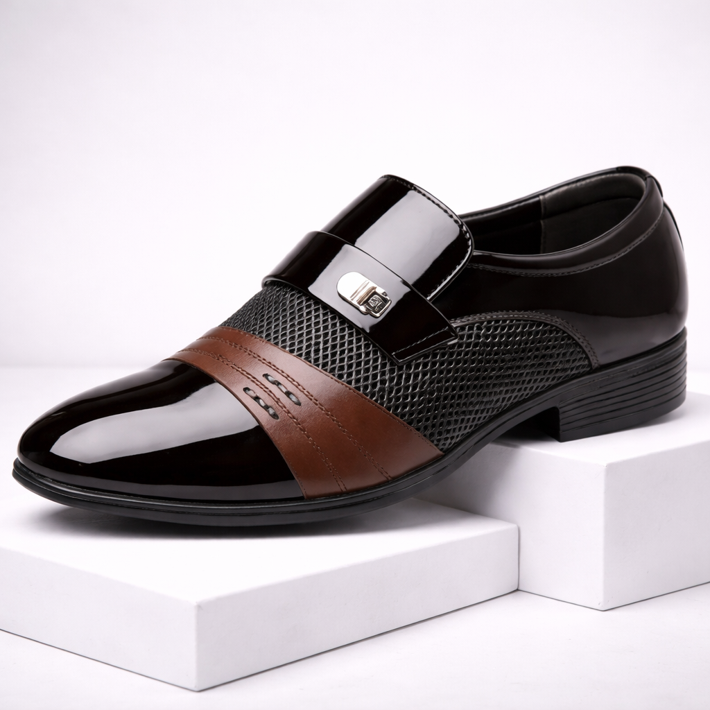 Men's Leather Slip-On Loafers