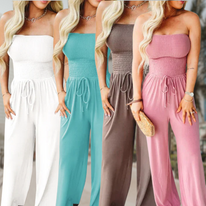 Solana Off-Shoulder Wide-Leg Jumpsuit