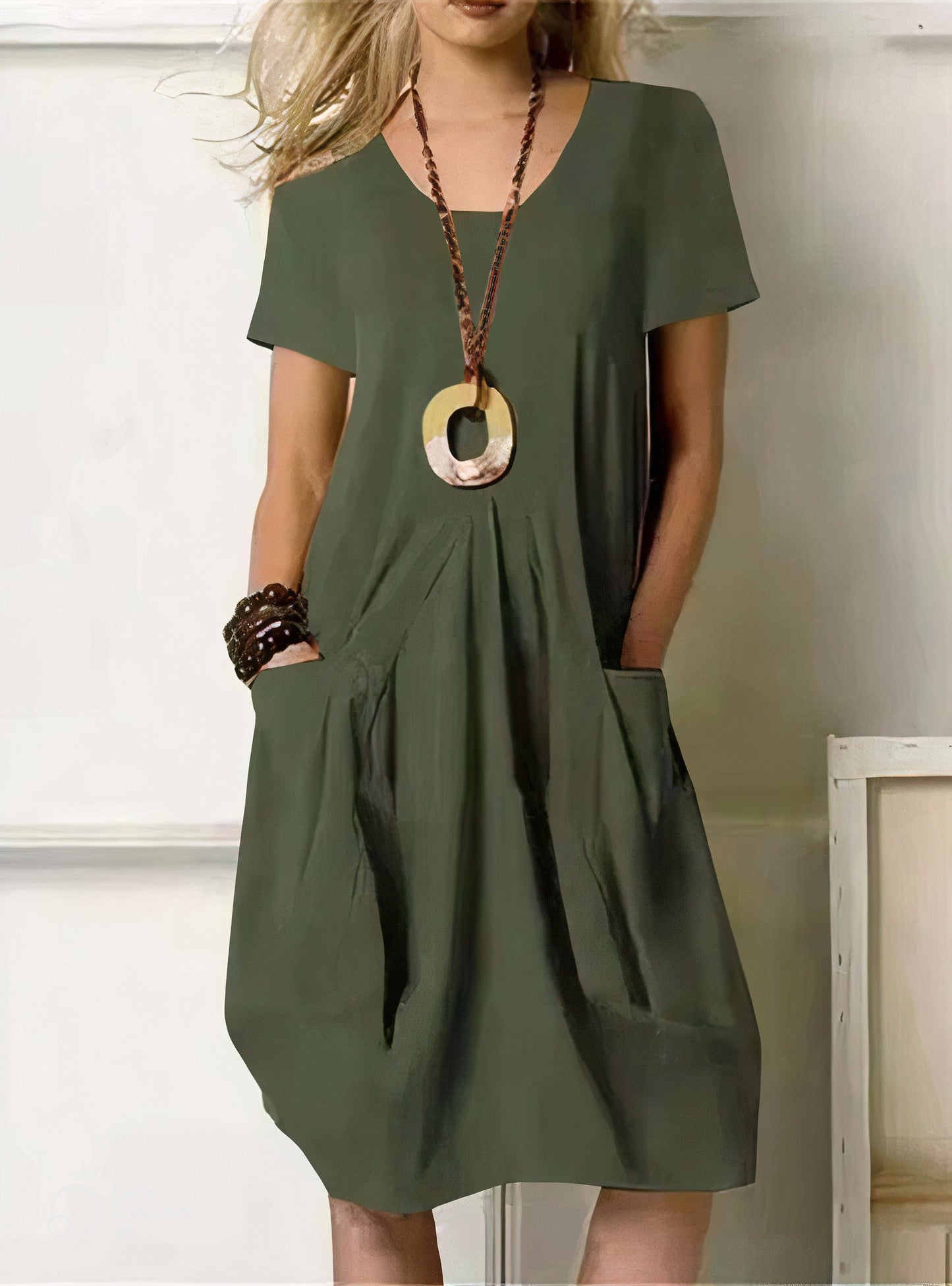 Cassina Pocket Midi Dress